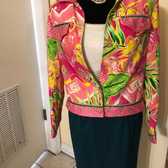 Tropical design jacket - Picture 7 of 9